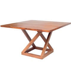 Modern Circassian Walnut Dining Table