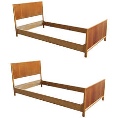 Pair of Robsjohn-Gibbings Beds Pair of Robsjohn-Gibbings Beds