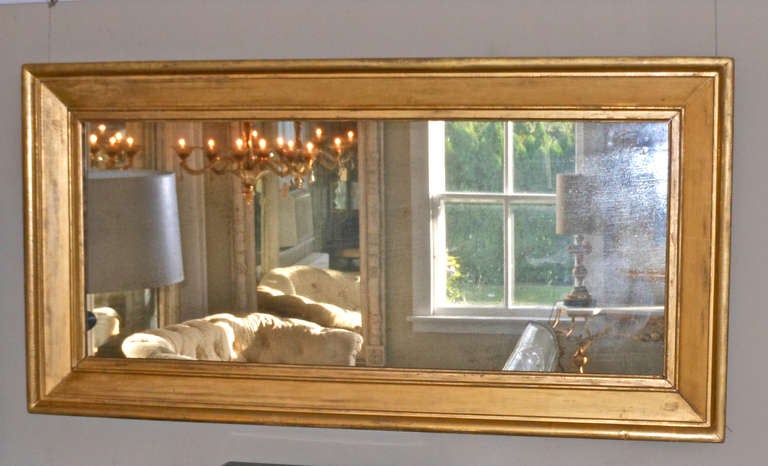 Large Gold Gilt mirror