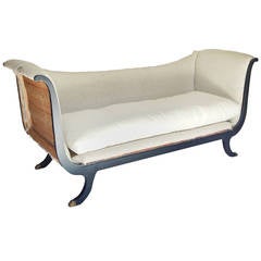 Antique Painted Neoclassical Sofa