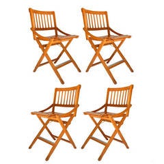 Four Folding Brevetti-Reguitti Chairs