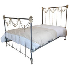 Antique 19th Century Iron Bed