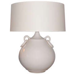 Large Mid Century Ceramic Lamp