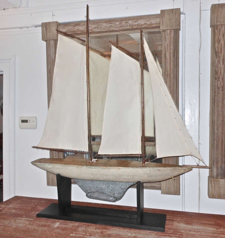 Large Pond Sail Boat
