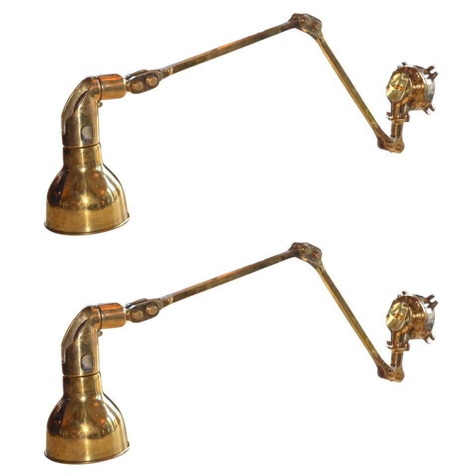 Brass Chart Lamps/Sconces