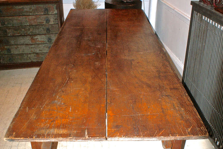 19th Century Two Board Pine Table For Sale 3
