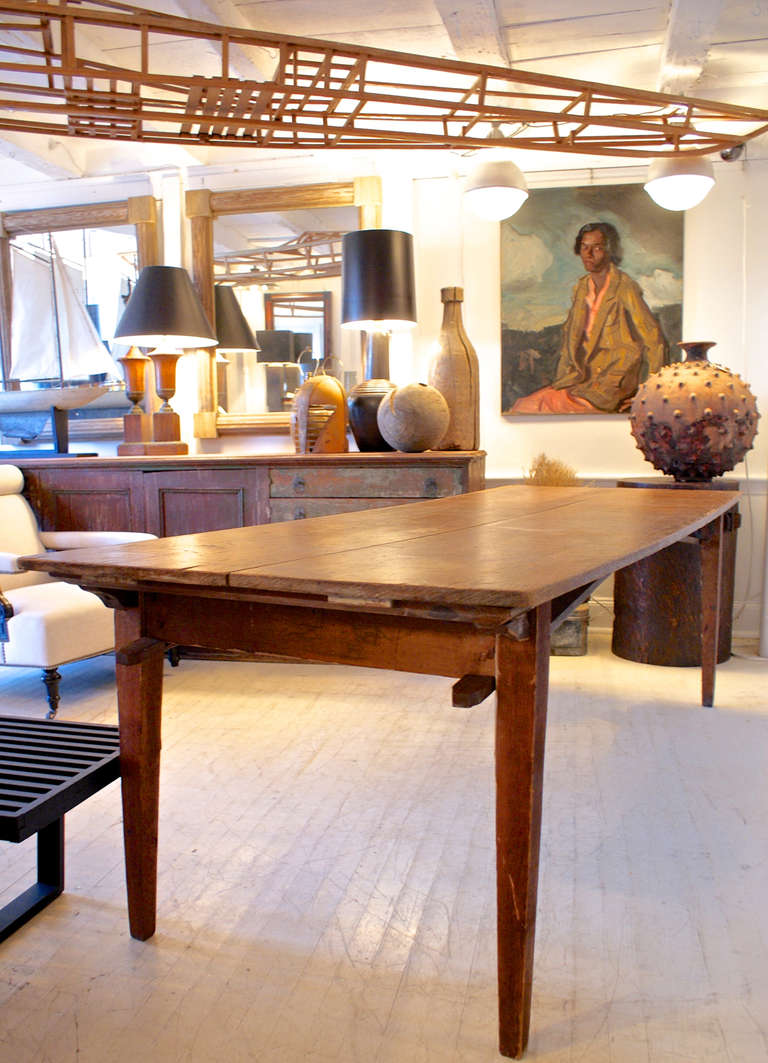 19th Century Two Board Pine Table For Sale 4