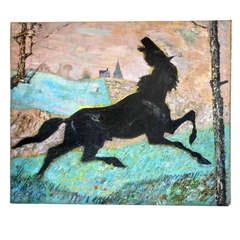 Wild Horse Painting