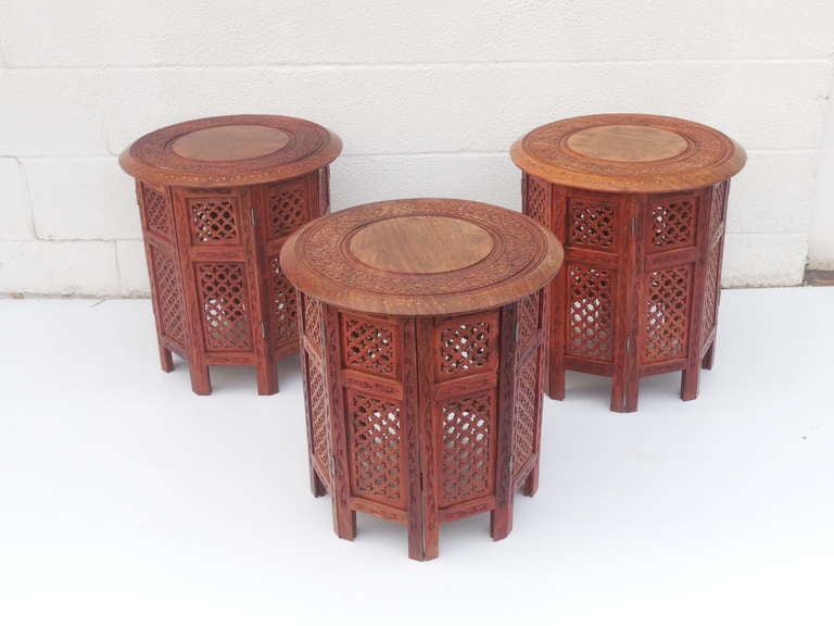Round Top Kashmiri Tables
