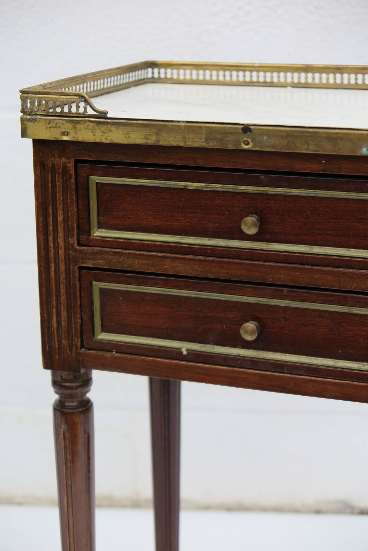 French Pair of Directoire Night Stands For Sale