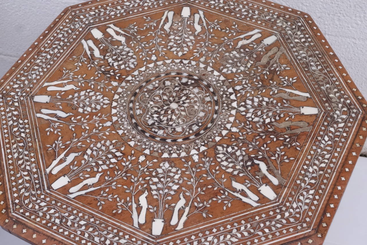 Kashmiri Inlaid Tables In Good Condition For Sale In Bridgehampton, NY