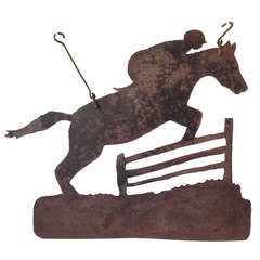 Vintage Show Jumping Stable Sign