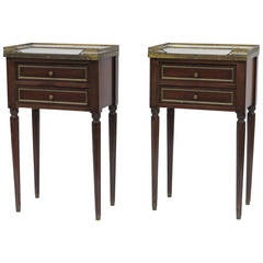 Pair of Directoire Night Stands