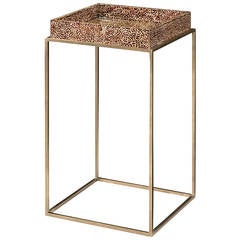 Faux Shagreen Top Tray Table, Multiple Colors Available