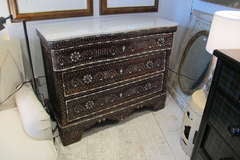 Inlaid Dresser with Marble Top