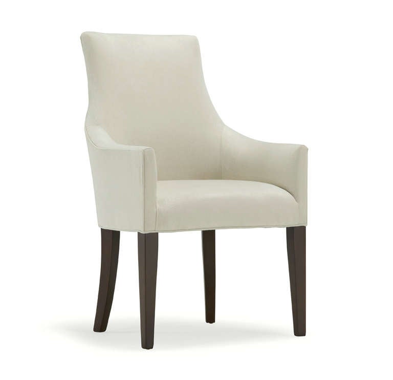 Sculpted Curve-Back Chair