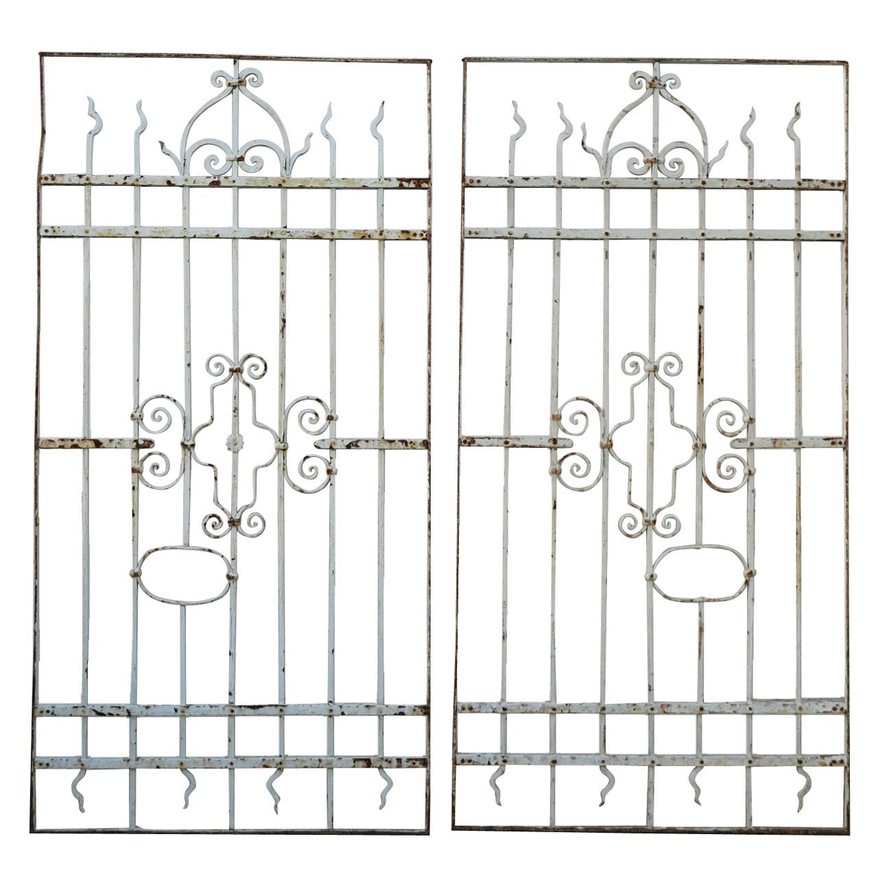 Pair of Iron Gates For Sale