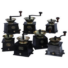 Antique Old English Coffee Bean Grinders