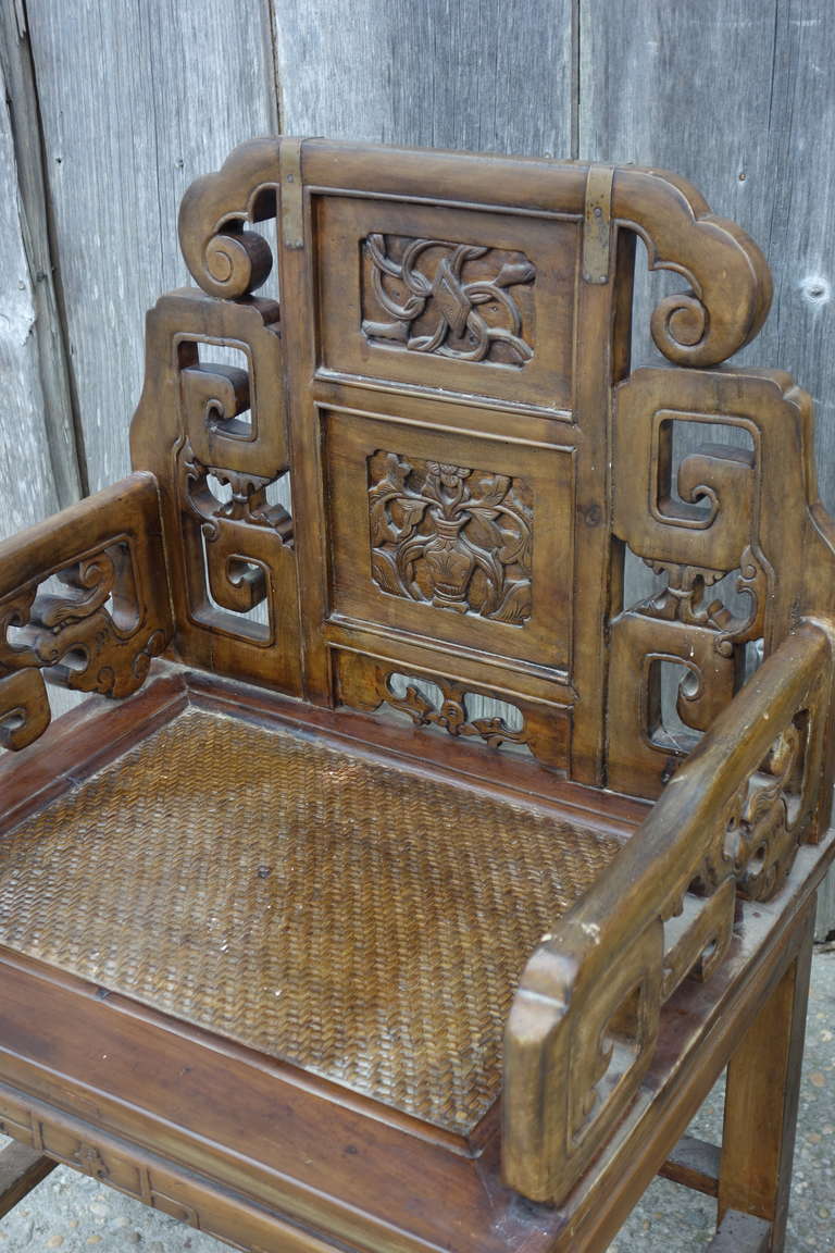 Asian 19th Century Chinese Armchairs For Sale