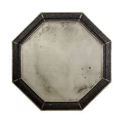 Black Octagonal Mirror