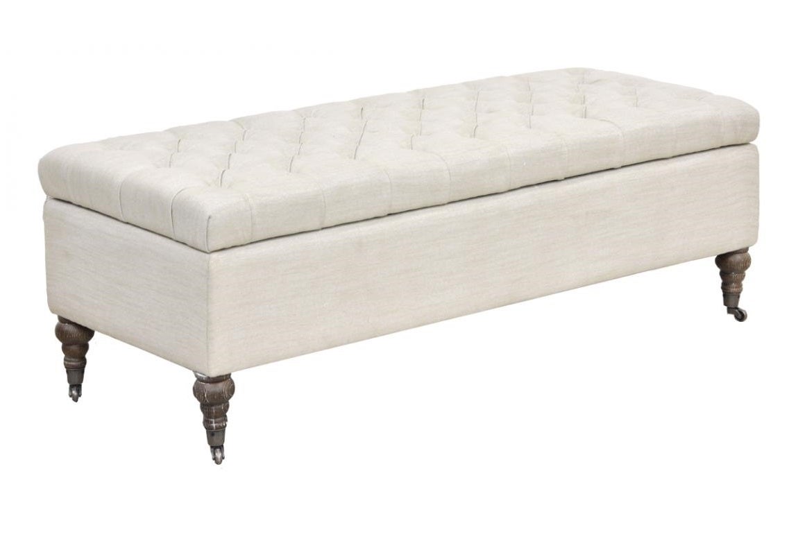 Storage Ottoman on Casters