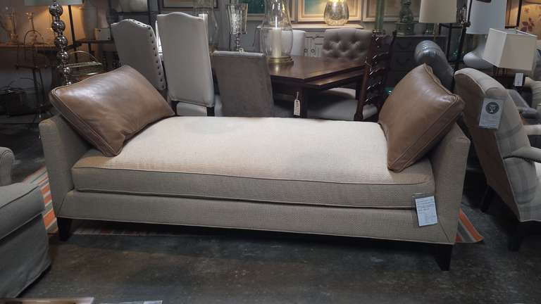 Available in multiple fabrics and wood finish options. This daybed's size offers ample space for ultimate relaxation without sacrificing anything for style. COM 13 yds. .
Pricing is approximate and may not reflect fabric starting price. Please