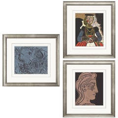 Reproductions of Picasso's 1962 Linocuts