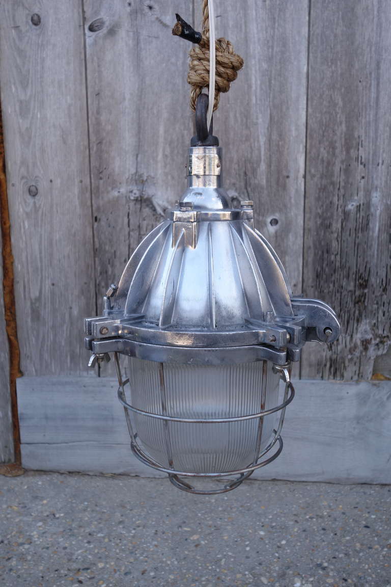Light from decommissioned ship. More than one available. Please contact us for current availability.