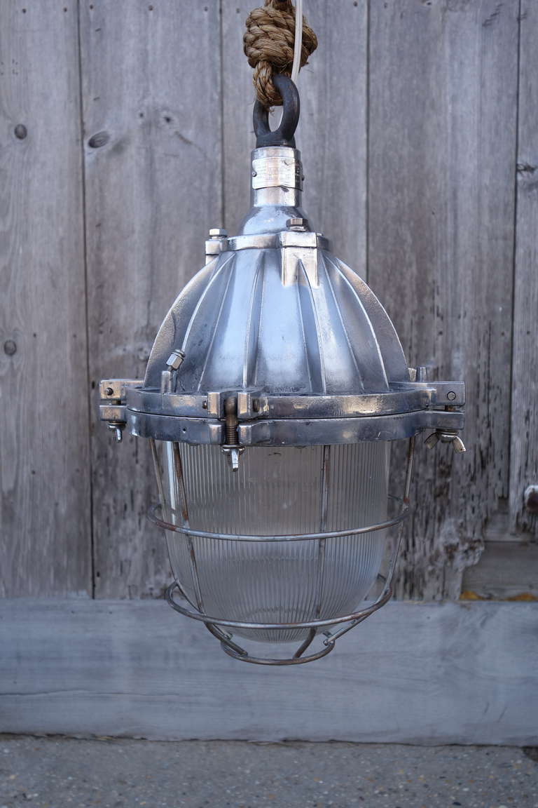 Marine Pendant Light In Good Condition For Sale In Bridgehampton, NY