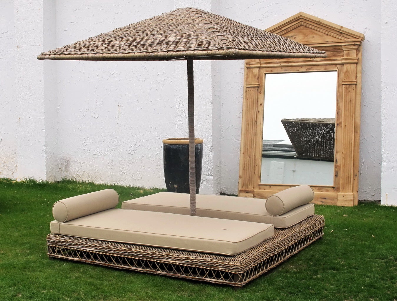 Outdoor Wicker Double lounger