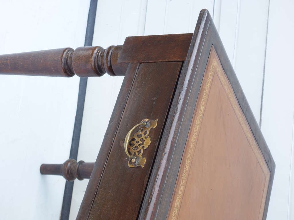 English Leather Top Desk