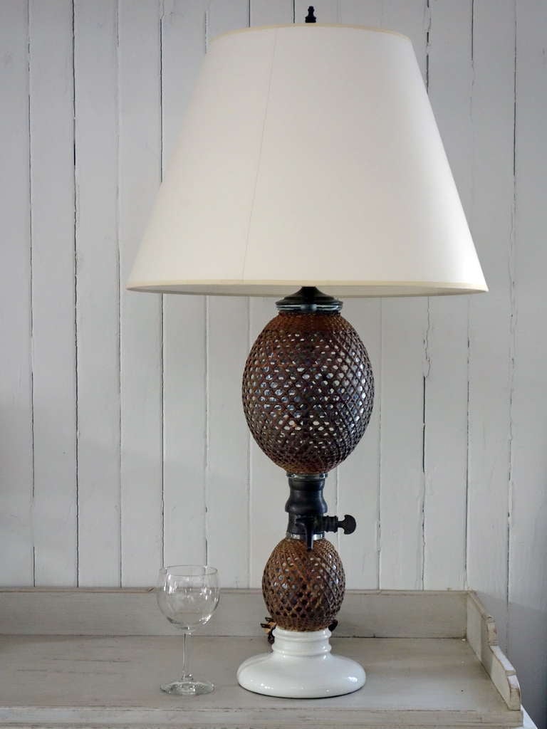 French Soda Bottle Lamp