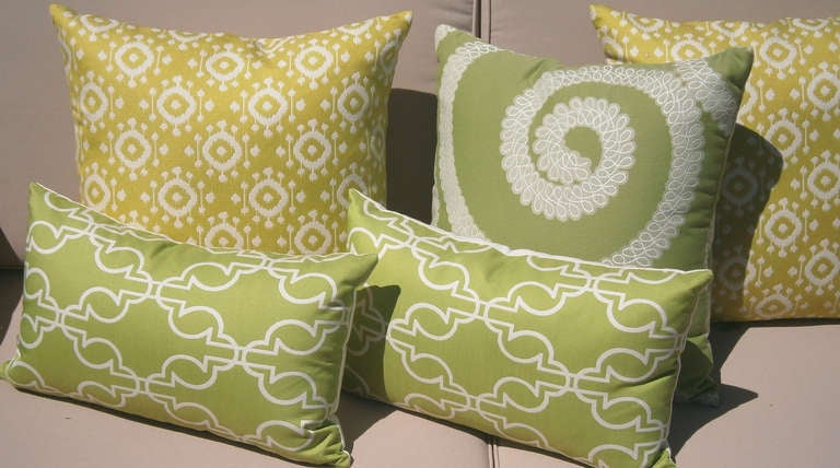 Contemporary Decorative Outdoor Pillows For Sale