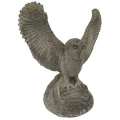 Vintage Owl with Outstretched Wings