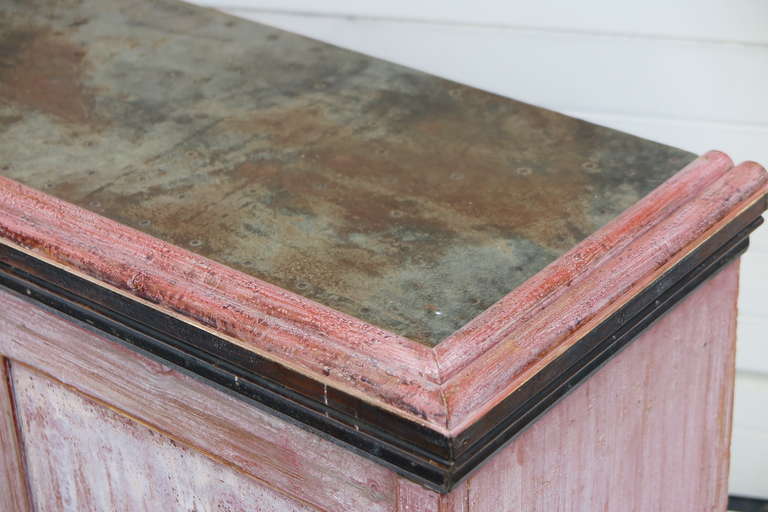 French Zinc Top Bar or Counter