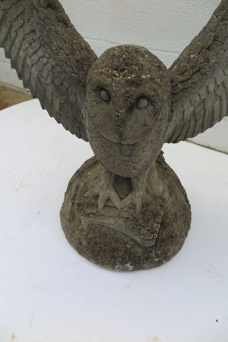 Mid-20th Century Owl with Outstretched Wings