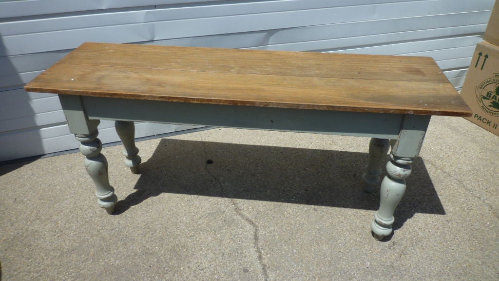 Pine English Console Table For Sale