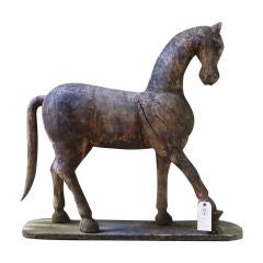 19th Century Indian Teak Horse