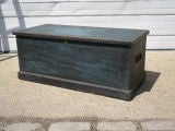 Old painted trunk