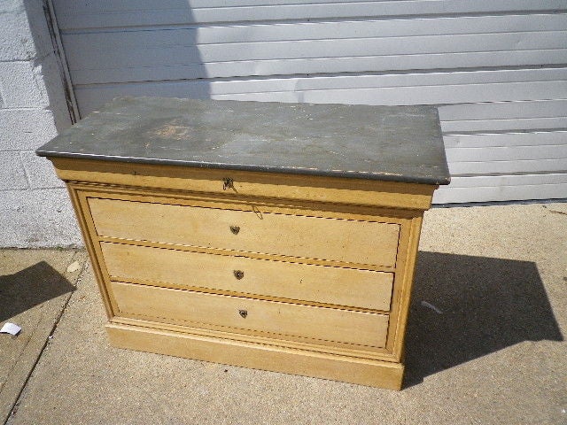 Pine Unusual French Dresser For Sale