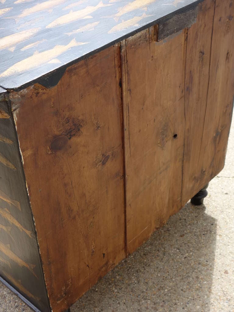 Black Decoupage Chest of Drawers 4