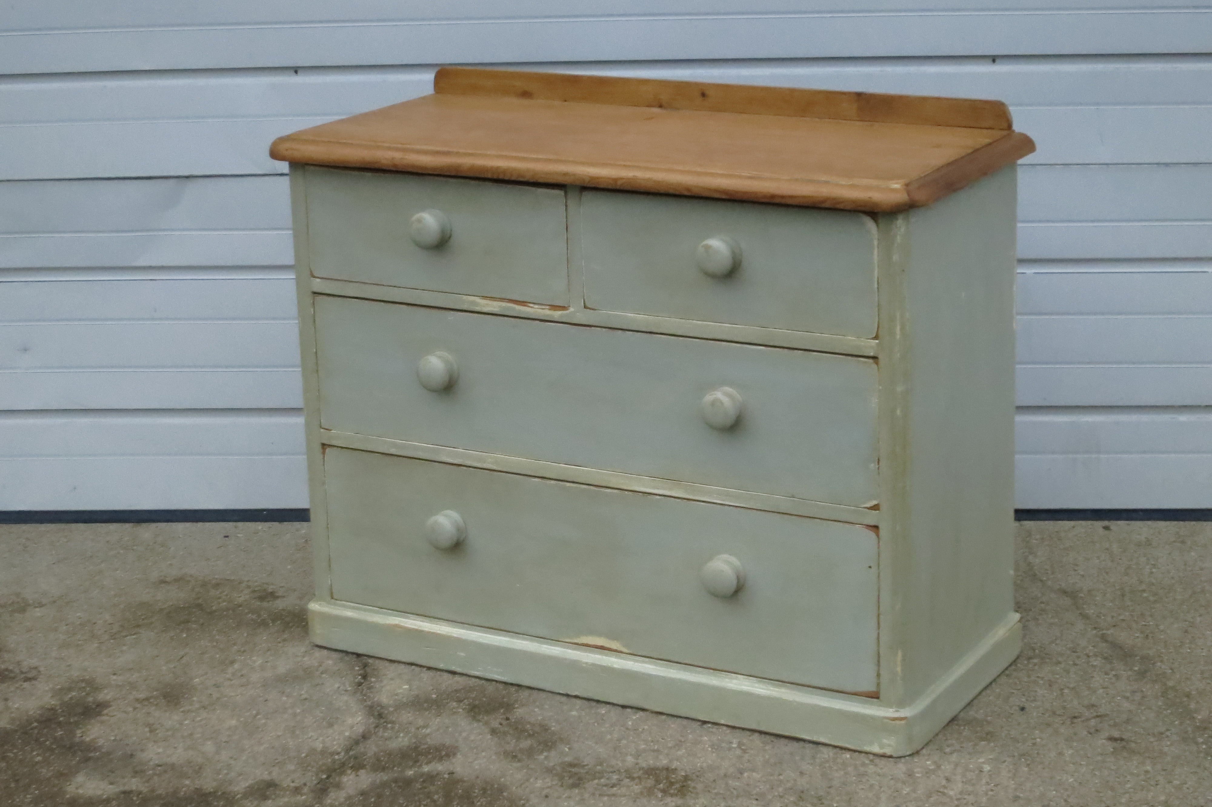 Painted Pine Chest of Drawers For Sale