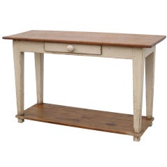 French Server With Shelf