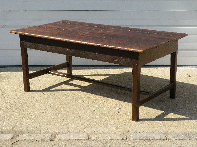 Elm French Low Farmhouse Table For Sale