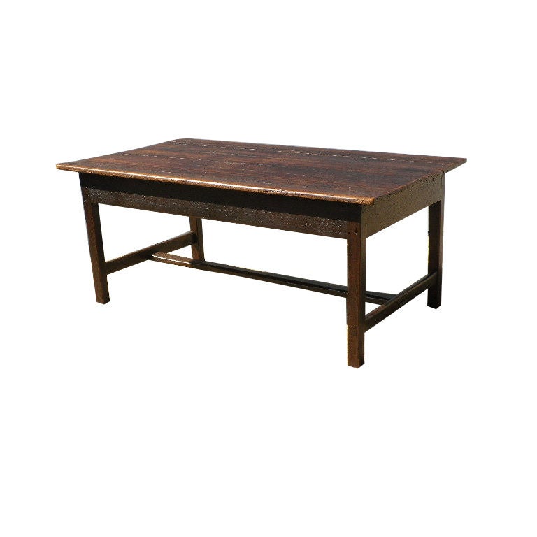 French Low Farmhouse Table For Sale