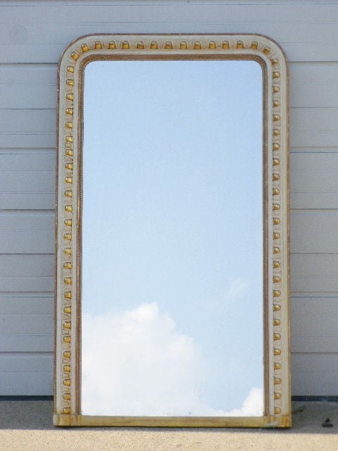 Large Gilded Overmantel Mirror