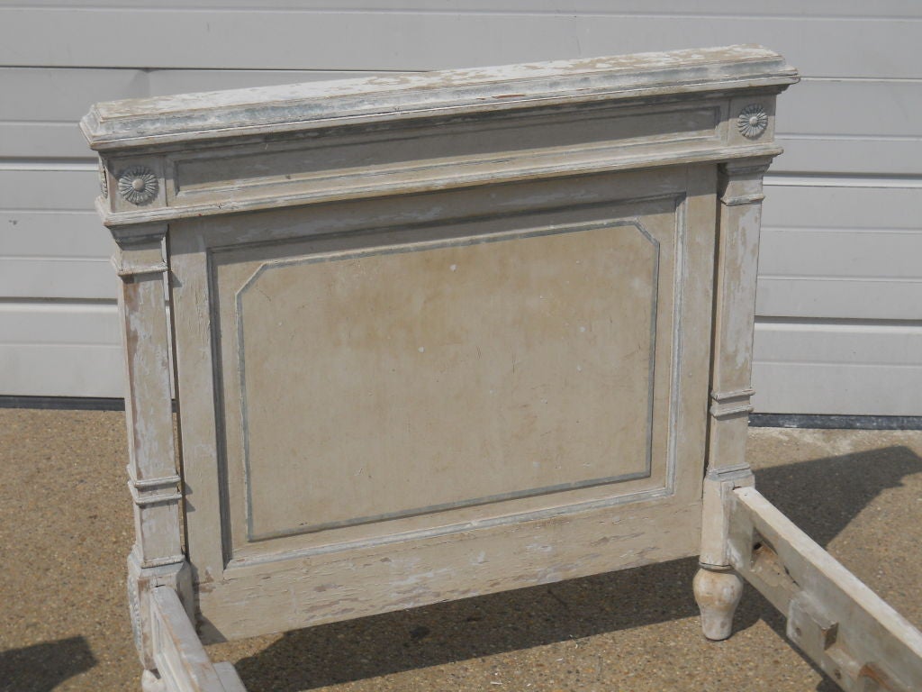 19th Century Pair of Directoire Style Single Beds