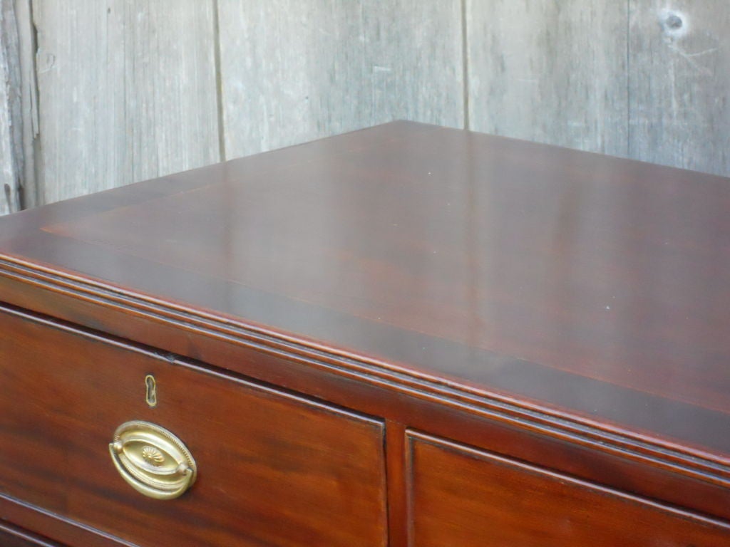 Mahogany Chest of Drawers In Good Condition For Sale In Bridgehampton, NY