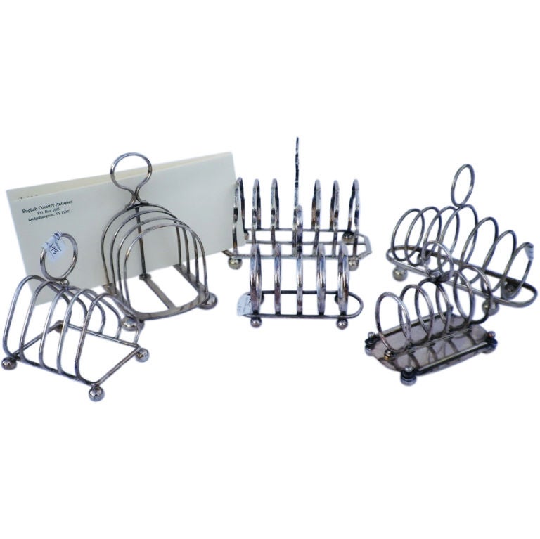 Victorian Silver Toast Racks For Sale