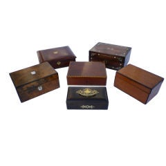 Victorian Wooden Boxes